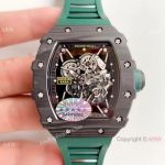 AAA Replica Richard Mille RM35-01 Rafa Rafael Nadal Watch Green Rubber Band